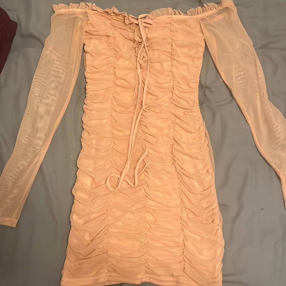 Fashion nova pink cocktail dress